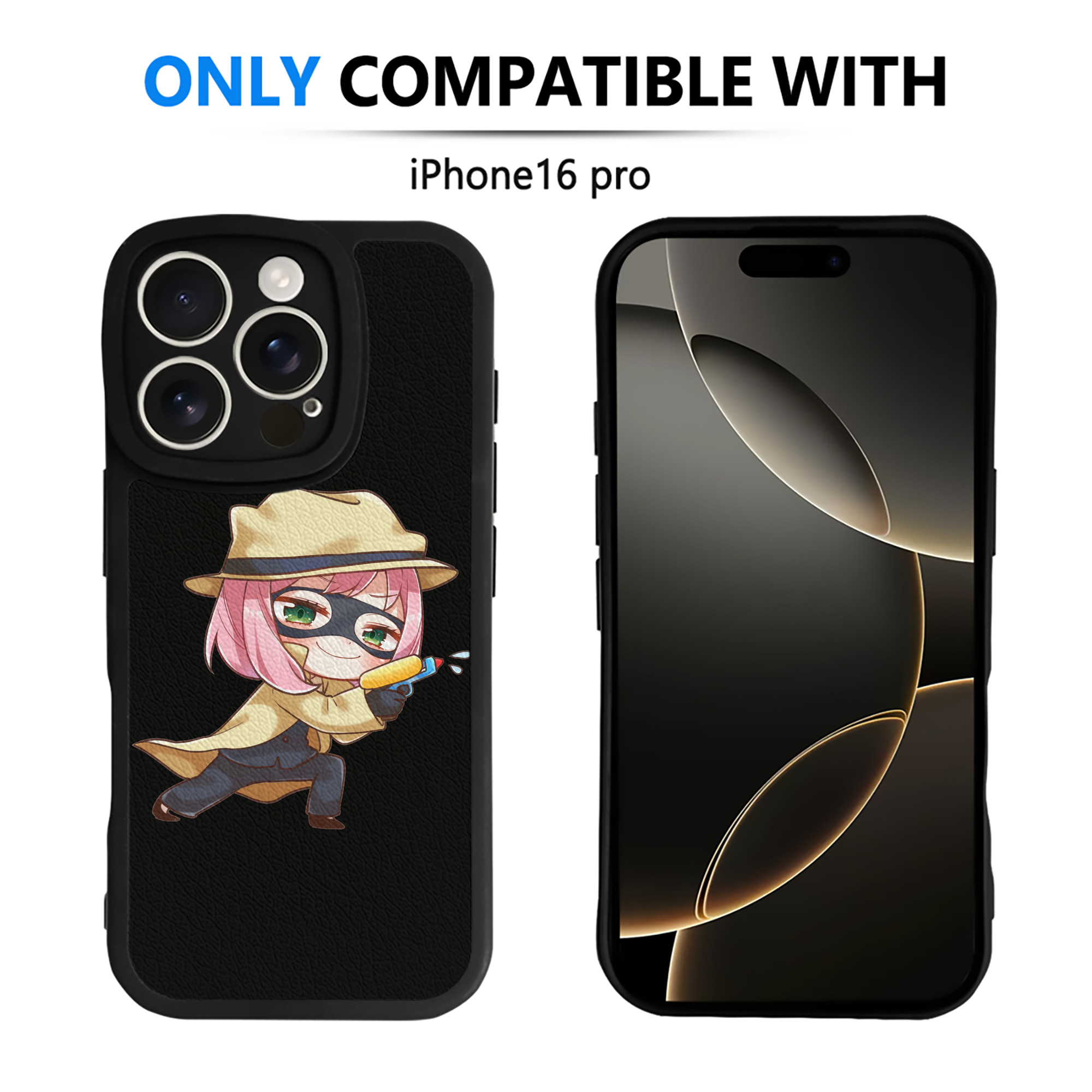 （画像用） SPY×FAMILY间谍家家酒 【iPhone 16シリーズ対応】シリコンスマホケース（レザー調） 材質：シリコン
